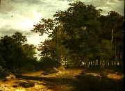 Jacob van Ruisdael den stora skogen oil painting reproduction